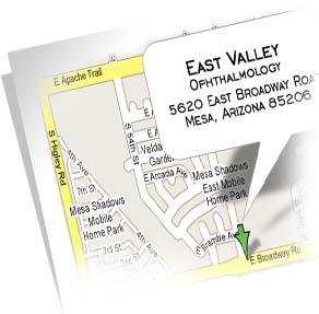 map to eyelid surgery in mesa, arizona