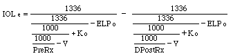 Holladay Formula